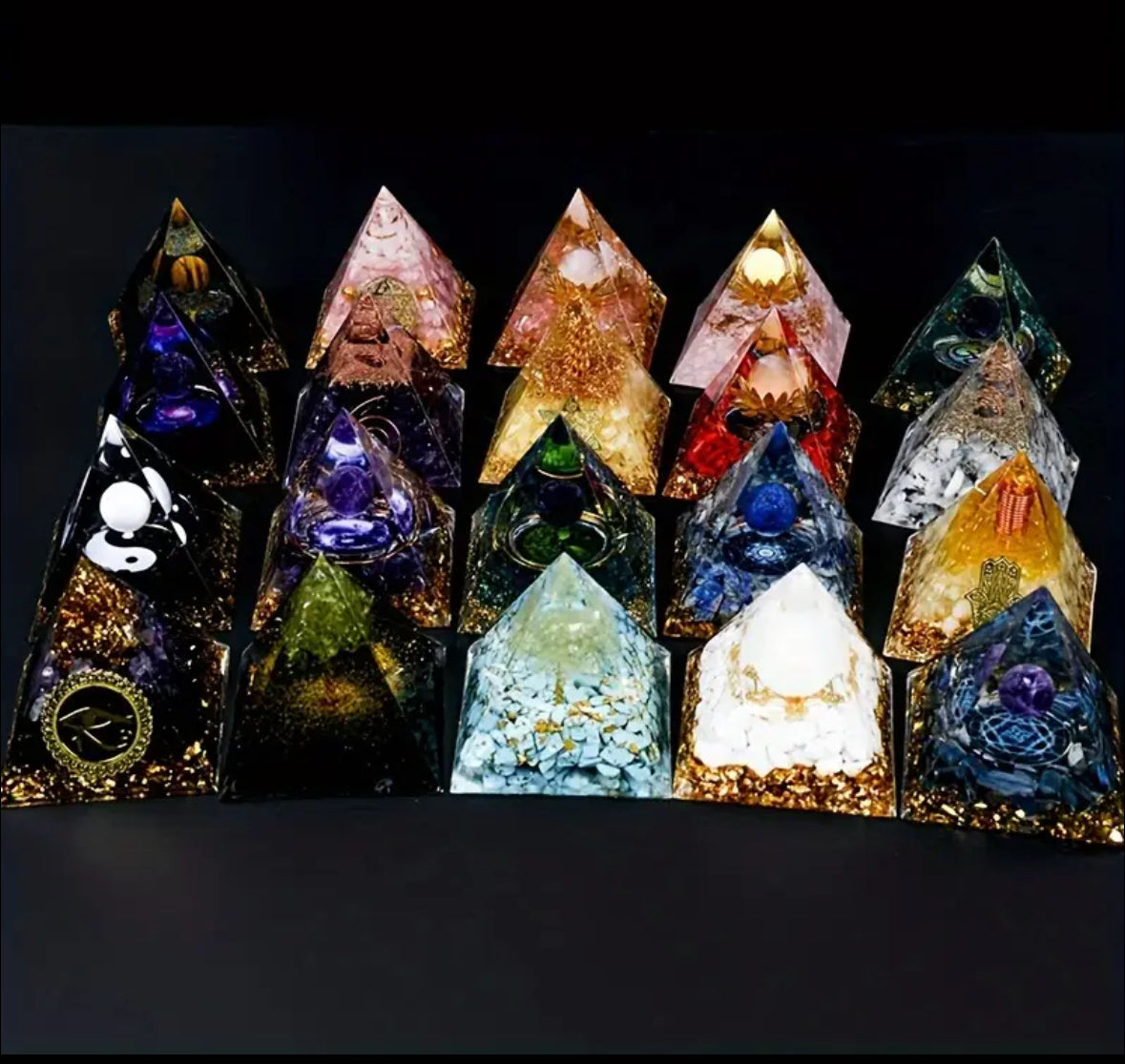 1PC Random Oregone Chakra Energy Generator Set - Over 100+ Styles!